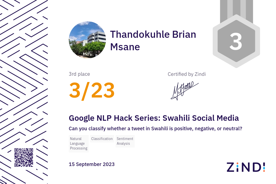 Certificate Thumbnail